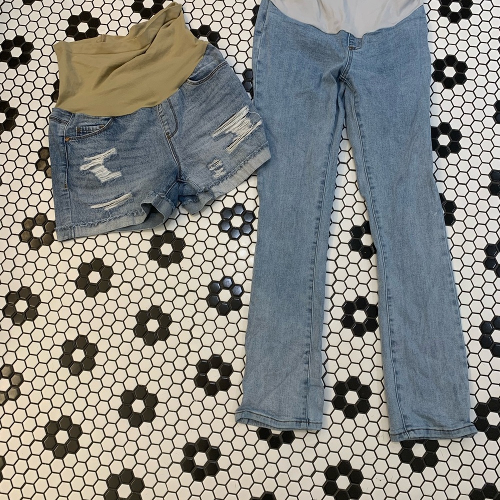Maternity  Jeans and  Shorts